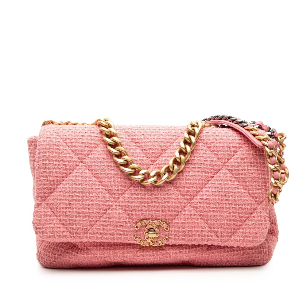 Pre-Loved Chanel Maxi Tweed 19 Flap